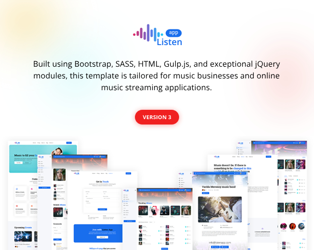 Listen - Online Music Streaming App